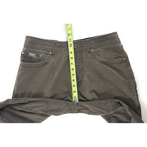 Kuhl Revolvr Pants Mens Vintage Patina Dye Outdoor Hiking Work Size 34x30 Brown - Picture 7 of 13